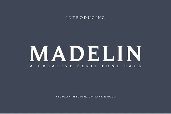 Download Madelin Serif Font Family Font Free - Kufonts.com